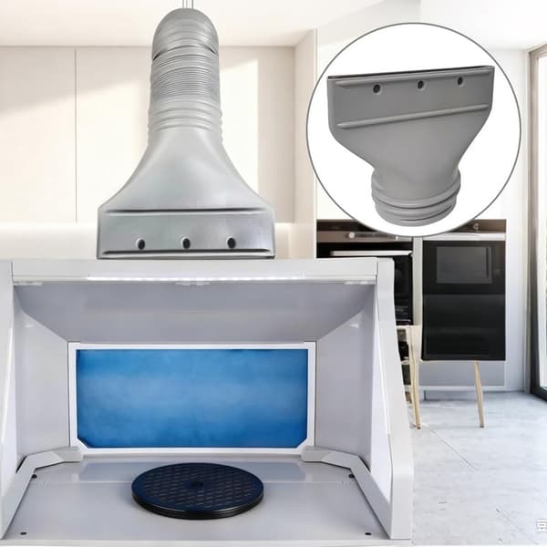 AC vinduesadapter – Flad slangeadapter til teltudsugning og ventilationssystemer