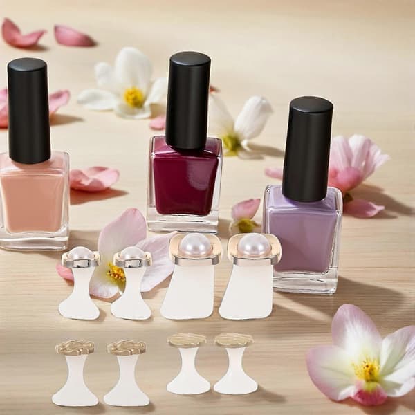 Pedicure tåskillere 80 stk. Kreative designværktøjer til kvinder i assorterede farver, perfekte til professionel brug