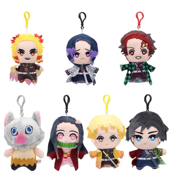 Anime Plush Figure - Super Soft Short Plush Toy Stuffed with PP Cotton for Teens Chi-style Nezuko Vacuum Compression