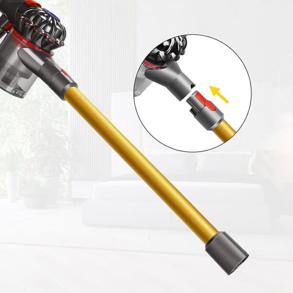 Forlængerrør til støvsuger - 1 stk. - Aluminium og ABS - Quick Release - Til Dyson V7 V8 V10 V1