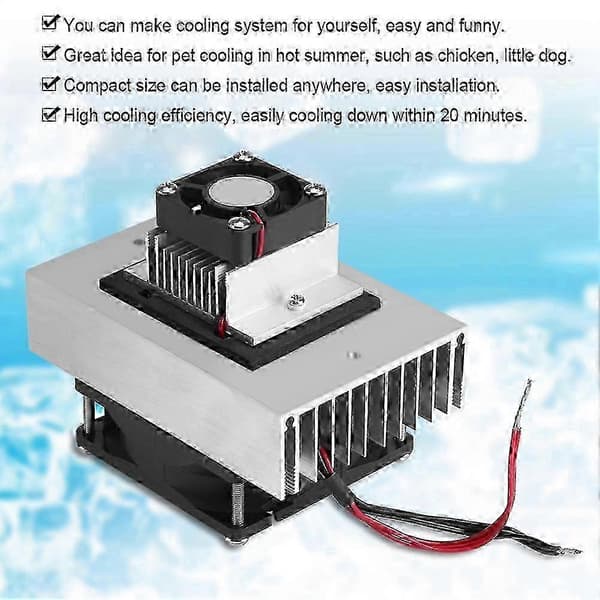 DIY Kølesystem Kit Halvleder Termoelektrisk Peltier Køling System Air Condit