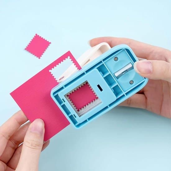 Stempelformet stanse – Papirkutter og rektangulær stempelstanse for stempel- og kortlaging