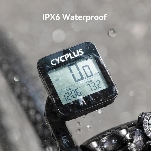 GPS sykkelcomputer - CYCPLUS - G1 - IPX6 vanntett - Hastighet, distanse, tid