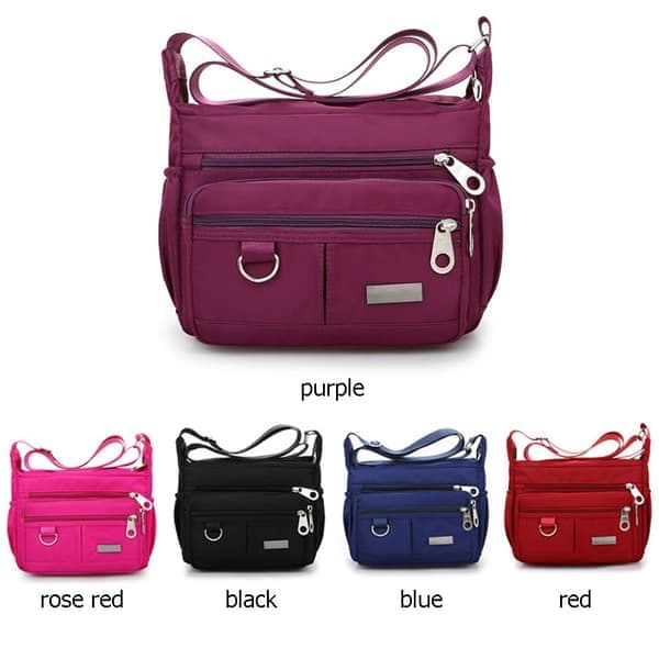 Axelväska Messenger Väskor Cross Body ROSENRÖD rosenröd rose red