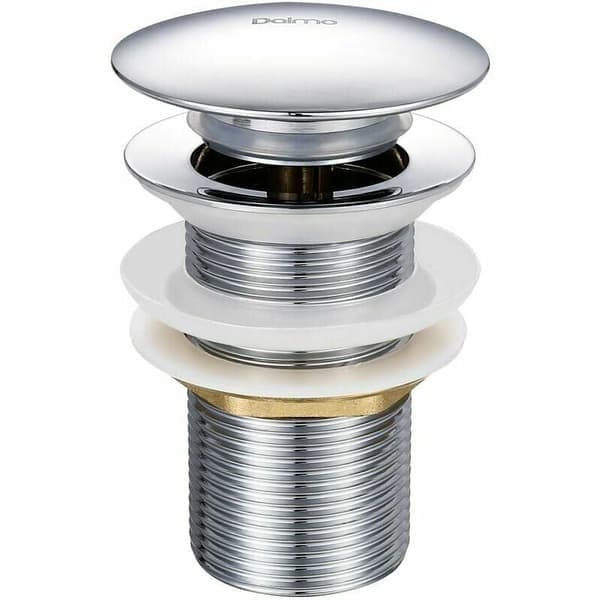 Solid messing konstruktion vask afløb, rustfrit stål rør med krom finish