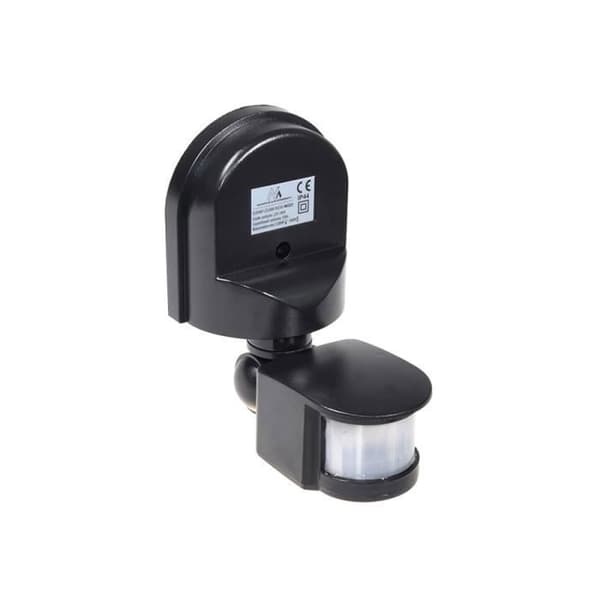 180° väggmonterad rörelsedetektor med skymningssensor, 1200W