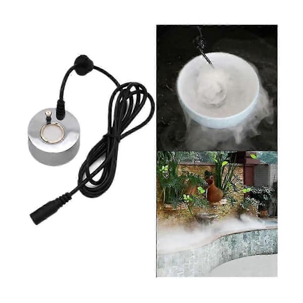 Mist Maker Fogger Ultraljudsluftfuktare 3st Atomiserande Huvuden Vattenfontän Damm Dimma Atomizer Luft H