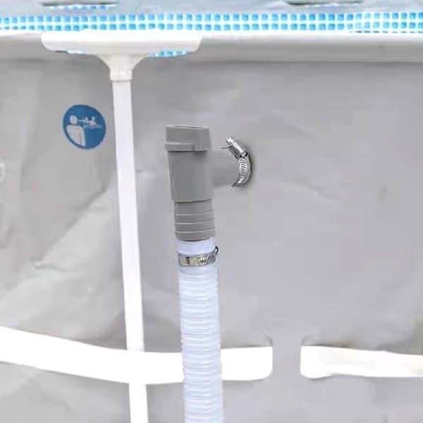 Poolafspærringsventil - 2 stk. 32mm - 6 klemmer, stempelventil