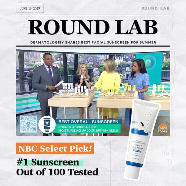 ROUND LAB Birch Juice Moisturizing Sunscreen SPF50 PA++++ (50 ml)