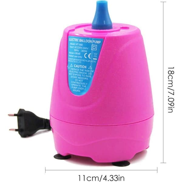 Elektrisk ballongpump, luftpump för simringar, fester, födelsedagar och bröllop