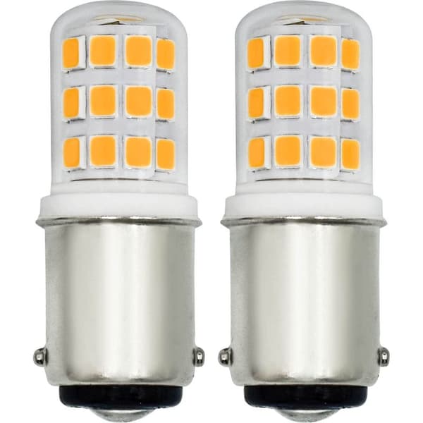 2 pientä 3W B15 LED-lamppua