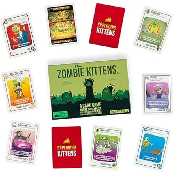Kitten Zombie Kitten Explosion - Kortspil for voksne
