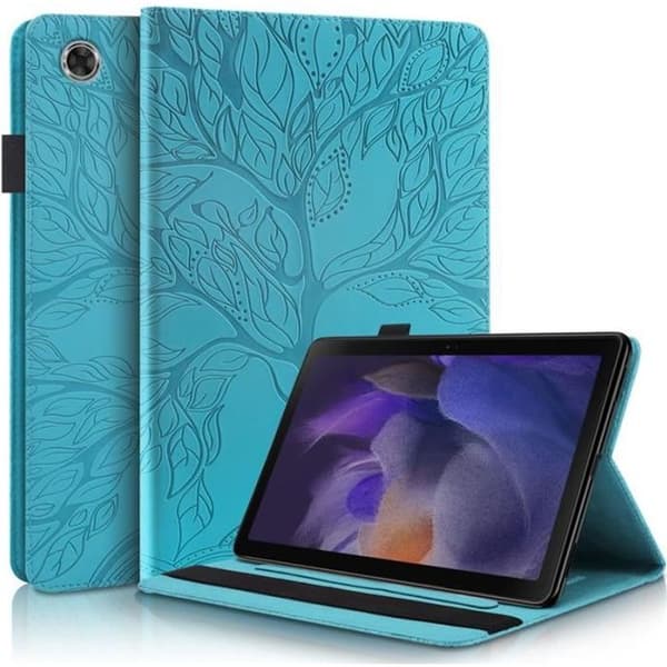 Surfplattefodral - Samsung - Galaxy Tab A9 Plus - PU-läder - Stativ - Blått Livets träd