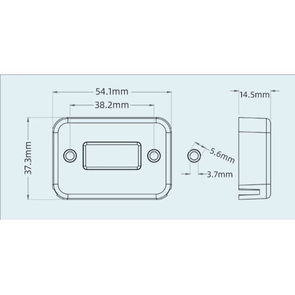 Motorcykelhastighetsmätare, Vattentät LCD-display Digital Timräknare Mätare Timer
