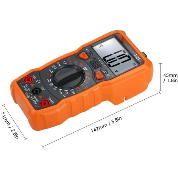 2000-tals digital multimeter med NCV, professionell elektrisk testare, digital multimeter, fickvoltmeter, mäter AC/DC-spänning, DC