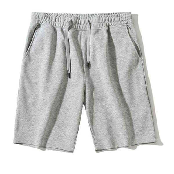 3-pak herreshorts, strækbare bomuldsshorts med lommer og elastisk linning, åndbare og komfortable - sort, grå, blå 44