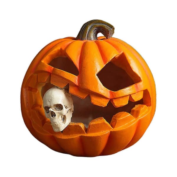 Halloween Pumpalykta Dekor Halloween Söt Spöklik Spökpumpa Prydnad