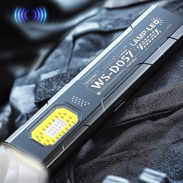 2 kpl USB-C ladattava taskulamppu – 550 lumenin LED, 5 valotilaa, 400 mAh, kannettava EDC-taskulamppu