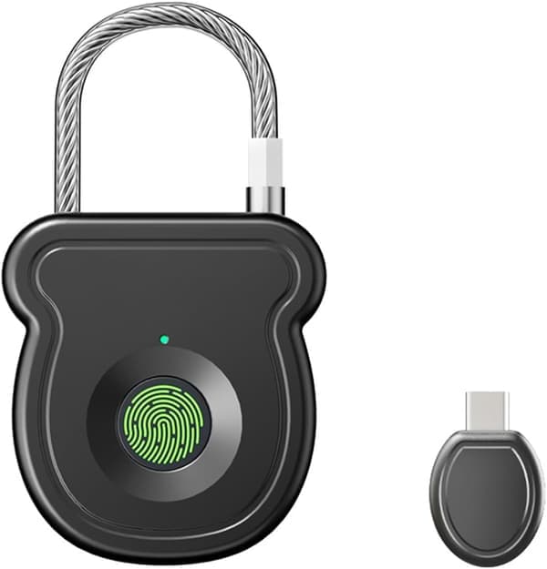 Smart fingeravtrykkslås – 2026 0,5s opplåsing, 365-dagers batteri, USB-nødstrøm – Vanntett