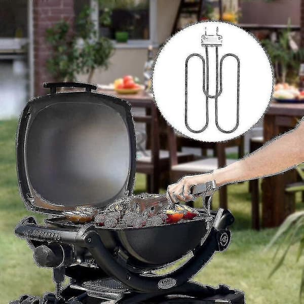 Grilludskiftning til Weber Elgrill 66631 / 65621 Varmeelement (230v 2200w) Q140 / Q1400 E
