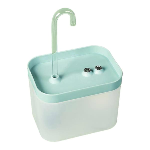Justerbar kattvattenfontän, miljövänlig & tyst, 1,5L kapacitet, USB-driven