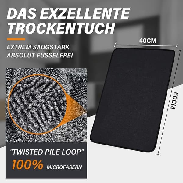 Mikrofiber Bil Tørrehåndklæde – Superabsorberende hurtigtørrende til professionel detailing