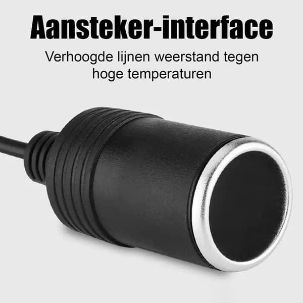220V til 12V AC/DC-omformer 2A 24W, strømadapter med sigarettennerplugg, automatisk biltransformator