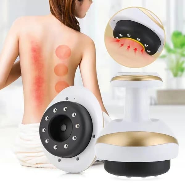 4-i-1 Anti-Cellulite Massager: Gua Sha, Elektrisk Cupping, Meridian Rensning og Varmeterapi Massage