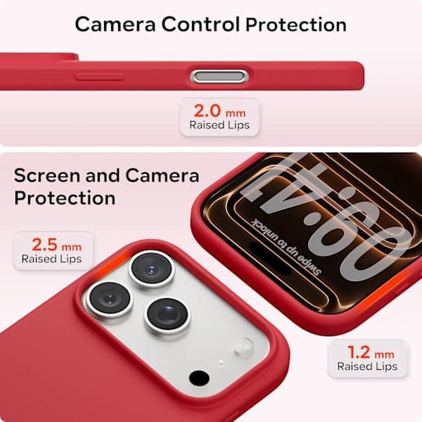 Flytende silikondeksel til iPhone 16 Pro, støtsikkert mykt telefondeksel, full beskyttelse, mintgrønn iPhone 16 Pro Green Mint iPhone 16 Pro