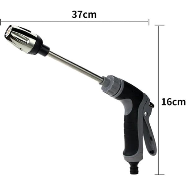 150 bar elektrisk högtryckstvätt – Flödeshastighet 6-10L/min – Slanglängd 37cm – Ergonomisk design för biltvätt