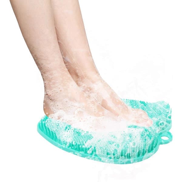 Duschfotmassageskrubber, duschfotrengörare, fotvätt