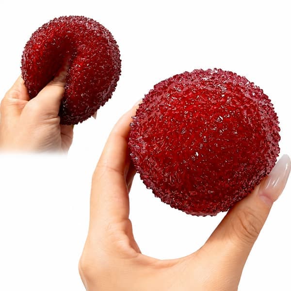 Stress Squishy Bolde – Langsomt-stigende maltsukker bløde klemmelegetøj til voksne – Waxberry