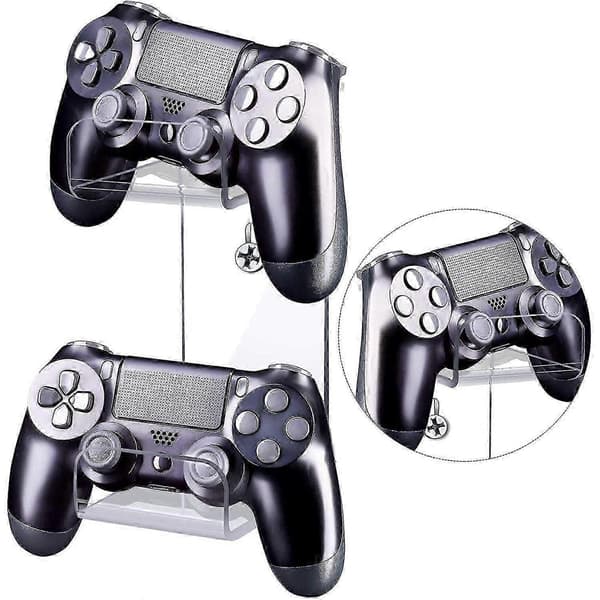 Universal Game Controller Holder Vægmonteret Headset Stand Hanger Pladsbesparende Gamepad Holder Væg