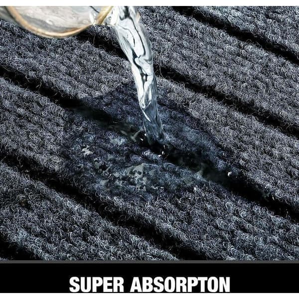 Köksmatta 50 x 150 cm – Slitstark polyester – Halkfri gummibaksida – Fläckresistent – Absorberande för golv