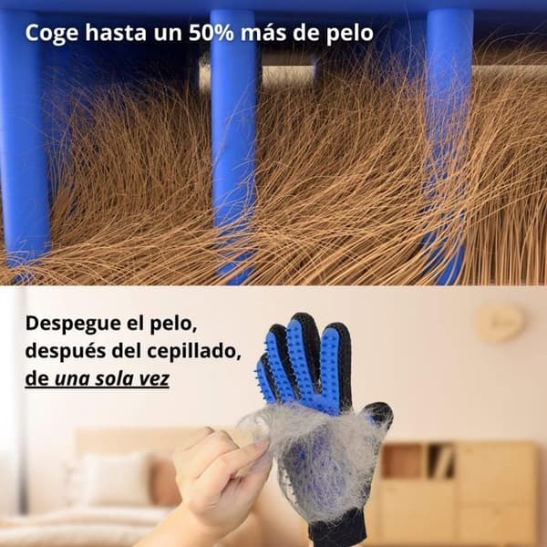 [2-pak] Plejehandsker til katte og hunde – Multifunktionelle handsker med justerbar velcro og åndbart net – Ideel til badning