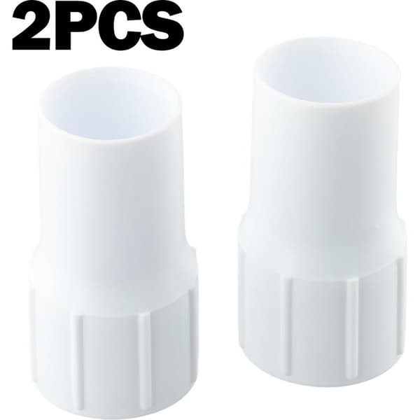 Förpackning med 2 ersättningsplastmuffar för poolslang - 38 mm