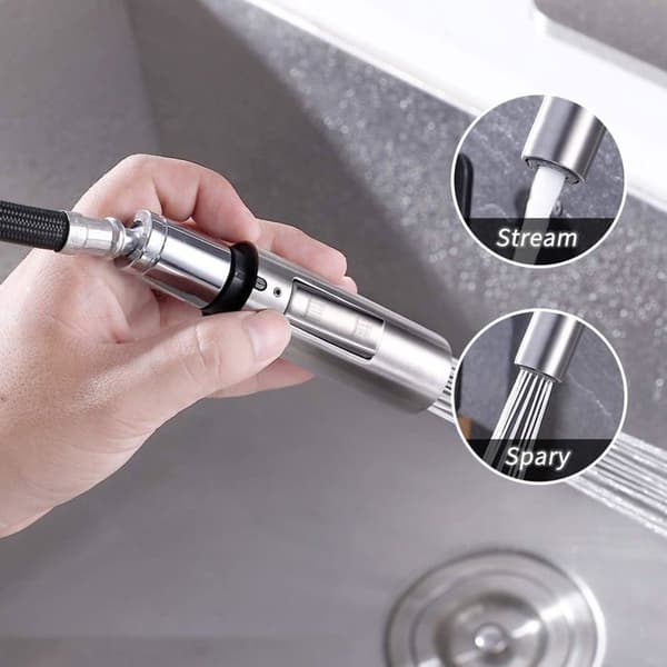 Kran - Utskiftbar - Avtakbar - Universal G1/2 - Rustfritt stål