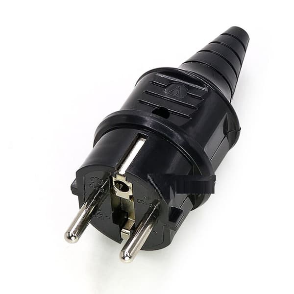 250V 16A Elektrisk Stickpropp – IP44 Skydd – För 6-16mm Kablar – Flamsäkert Material – 2-pack