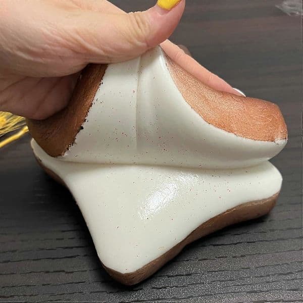Brød Smør Squishy, Langsomt Stigende Squishy, Julegave Strømper, Stressbolde, Stresslindring og Fidget Legetøj til ADHD