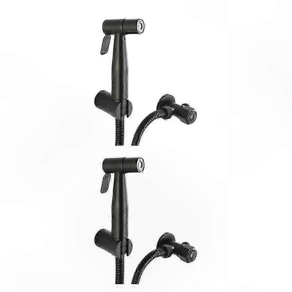 Håndholdt Bidet Sprøjte Rustfrit Stål til Badeværelse og Toilet Dobbeltsidet 2 STK Dobbeltsidet 2 STK Double-sided 2PCS