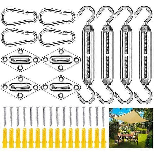 Solsegel Fästkit, Solsegel Fästkit, Solsegel Fästen, Solskyddsinstallationskit