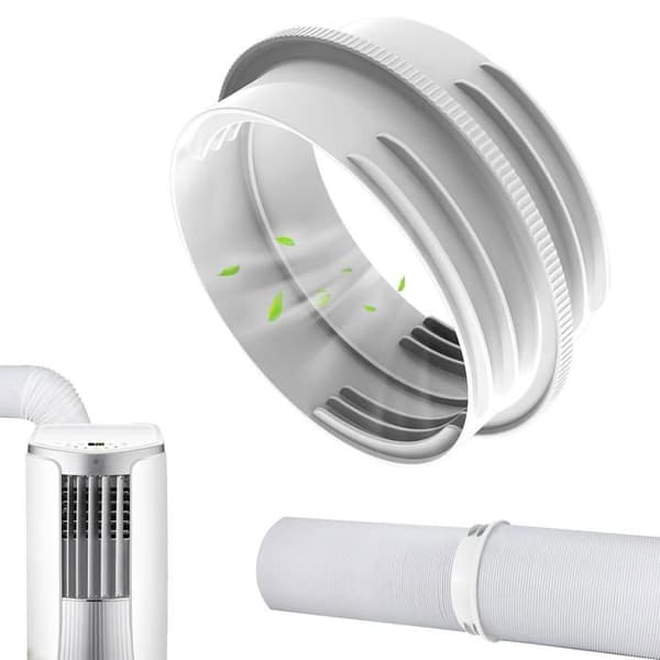 Bærbar klimaanlægsslangeadapter - 130 mm indvendig diameter / 150 mm udvendig diameter - Til vinduesudsugning