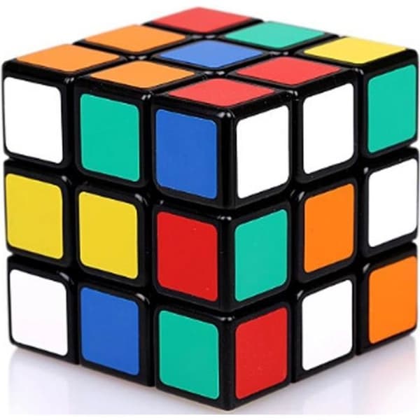 Magisk terning 3x3x3 puslespil - Magisk - 57x57x57 mm - Sort.