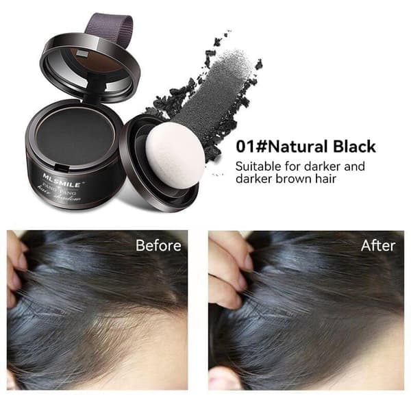 Hårgrænsepudder konturstift hårfyld til sommerpande-forbedrende makeup og hårbun sort 01# black 01#