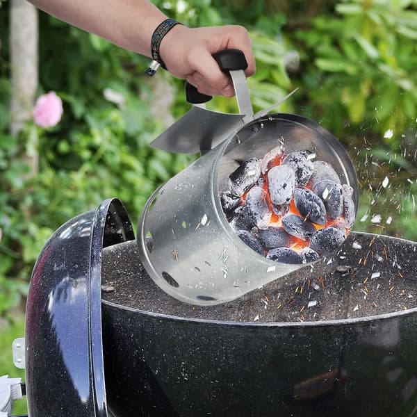 Kulltenner for grill og ovn, rask start (sølv)