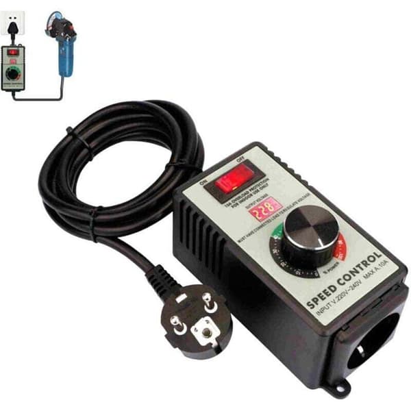 4000W 220V 10A Hastighedsregulator, Spændingsregulator til Elværktøj