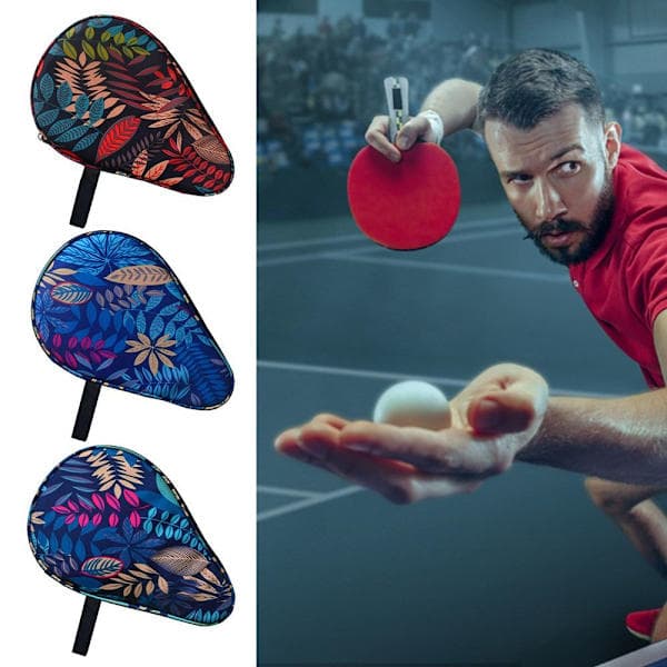 Pöytätenniskassin Ping Pong -mailakotelo PUNAINEN punainen punainen red