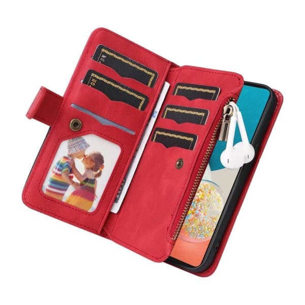KS Wallet Case til Samsung Galaxy A53 5G - Rød