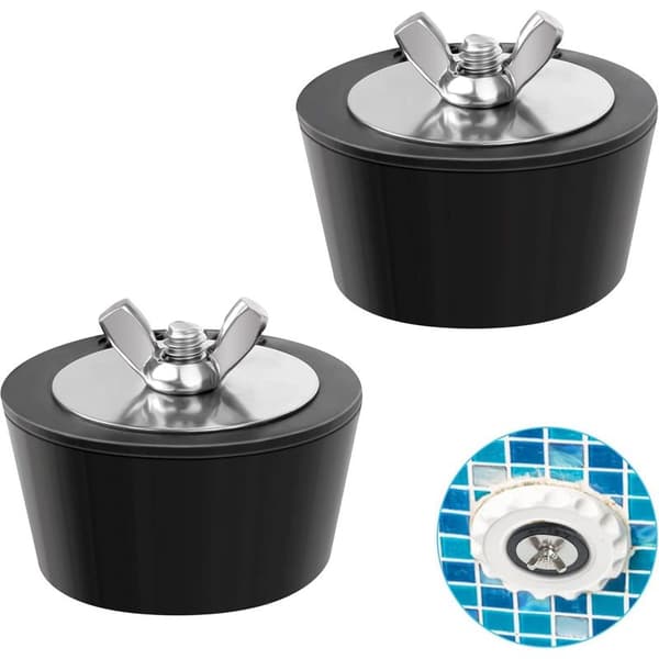 Poolvinterpluggar, 38mm/1.5\" Gummi Expansionsgelpluggar för Vinterförvaring av Pool- och Spa-rördelar (2 stycken)