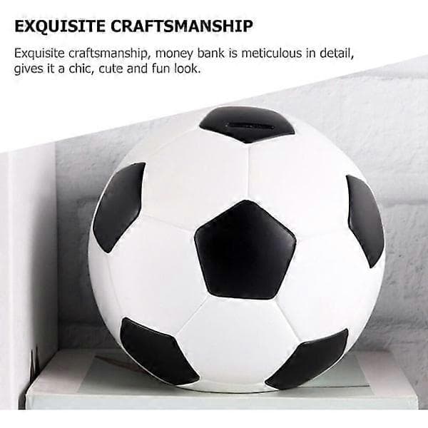 Fotbollsformad spargris, tecknad spargris, julklapp